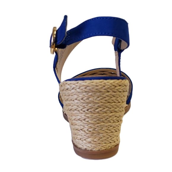 💥🇺🇸 Lucca Lane Haldene Leather Wedge Sandal - Picture 5 of 9